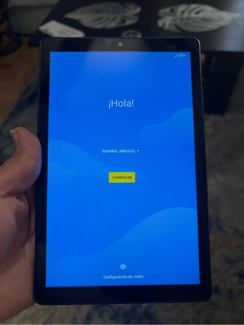 TCL Tablet with Black Case and Red Logo